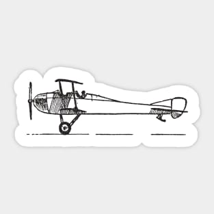 Vintage Plane Sticker